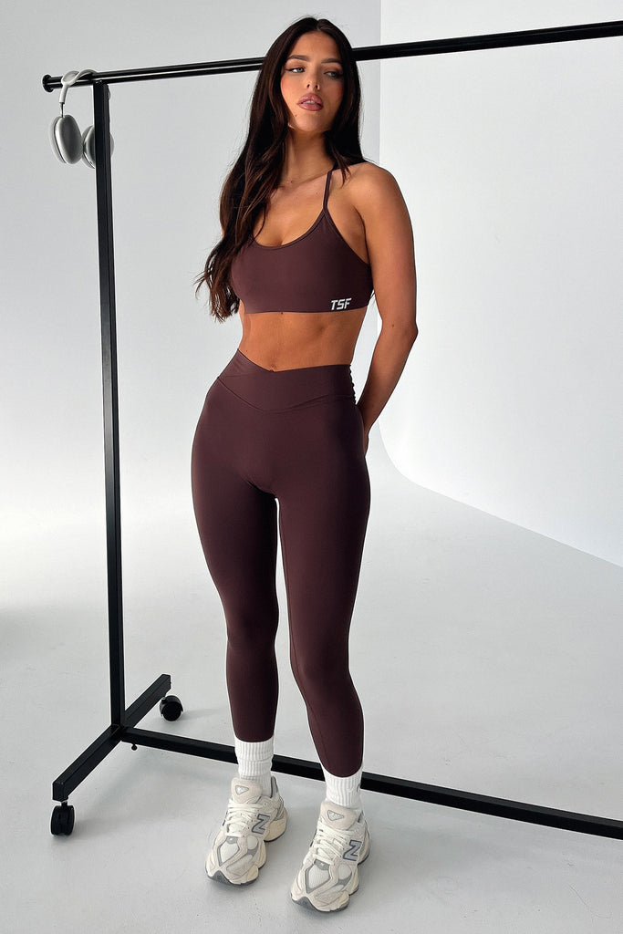 Kamari Sports Bra - Brown