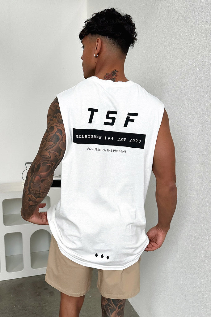 Troy Tank Top - White