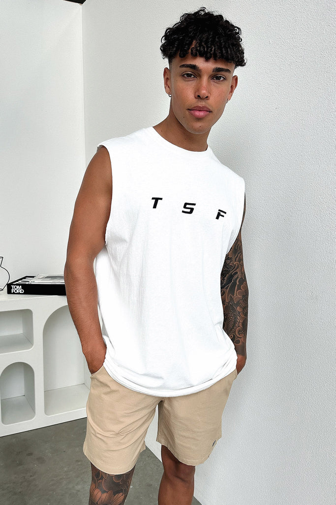 Troy Tank Top - White