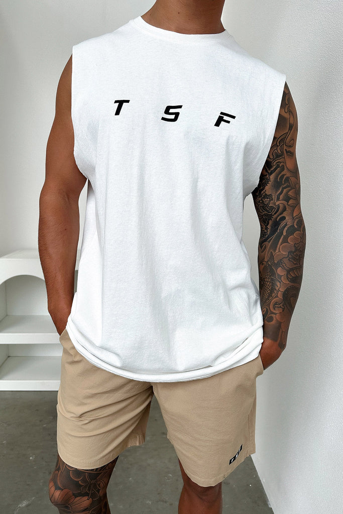 Troy Tank Top - White