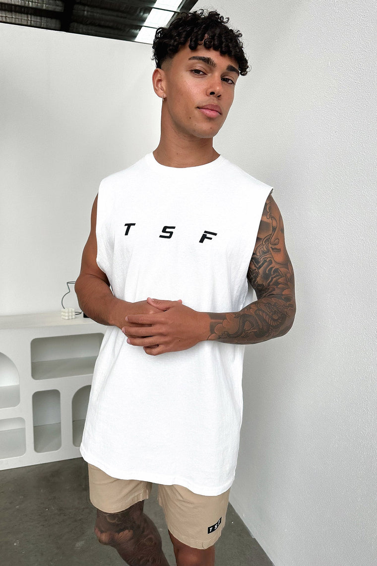 Troy Tank Top - White