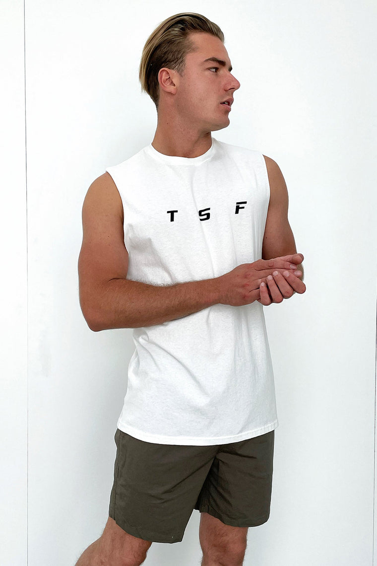 Troy Tank Top - White